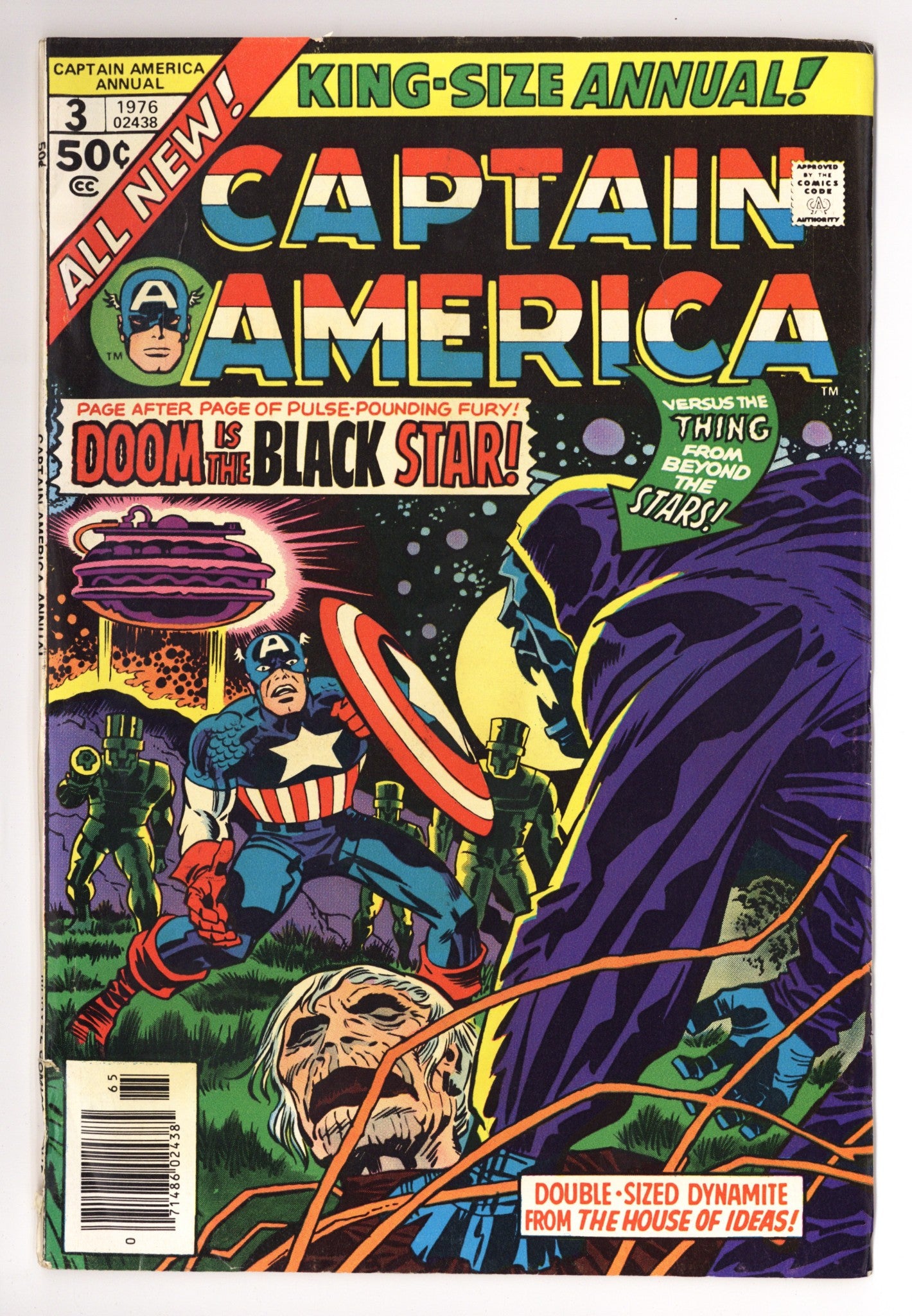 Captain America Annual Vol 1 3 VG+ (4.5) (1976) 