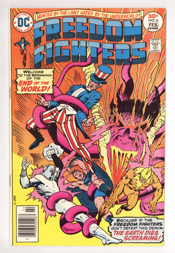 Freedom Fighters Vol 1 6 Mid Grade (1977)