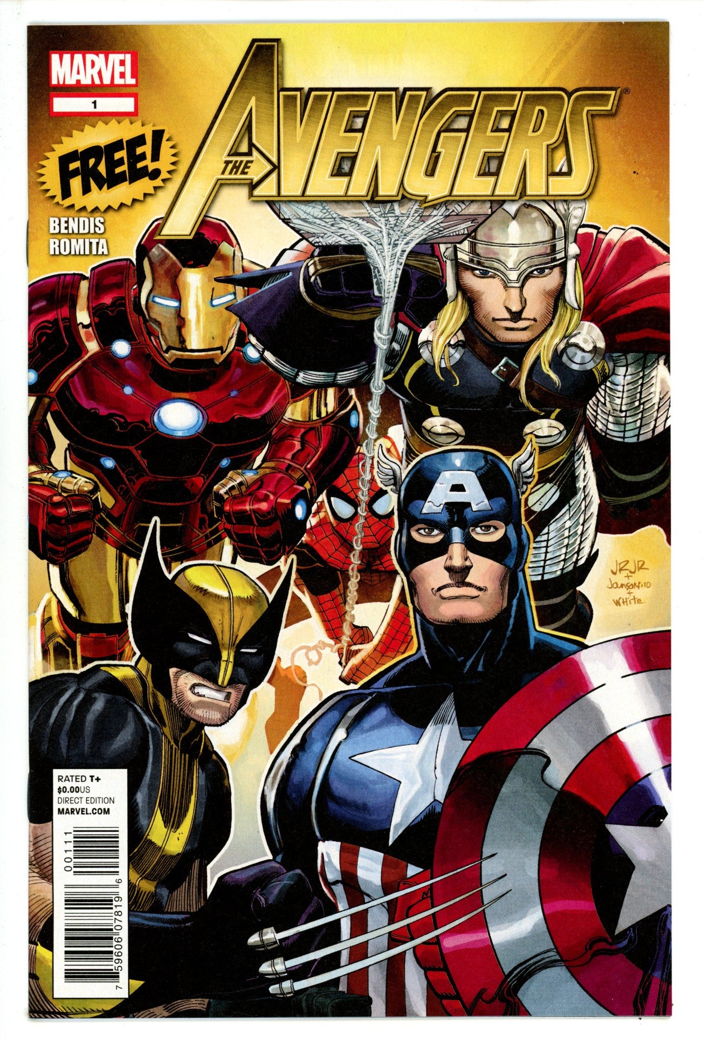 Avengers Sampler 1 High Grade (2012) 