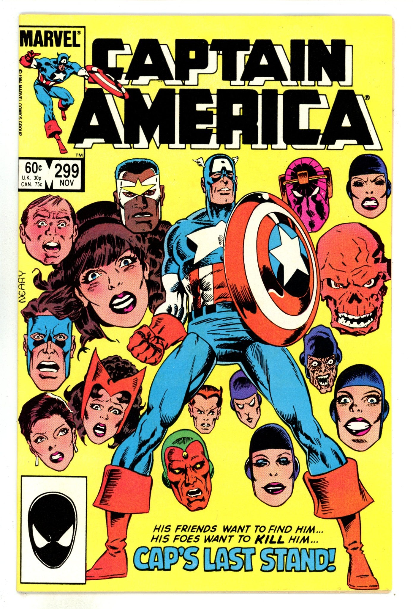 Captain America Vol 1 299 High Grade (1984) 