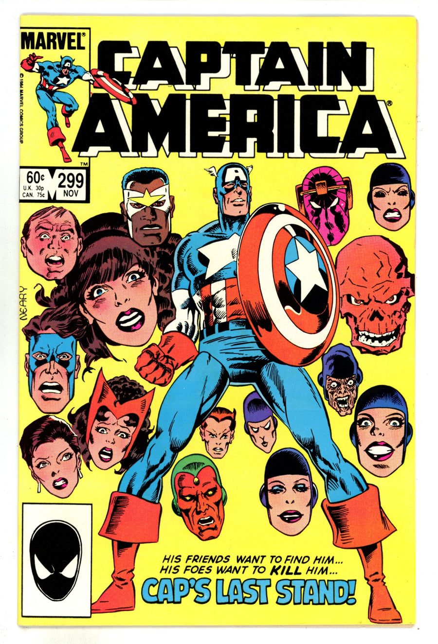 Captain America Vol 1 299 High Grade (1984) 