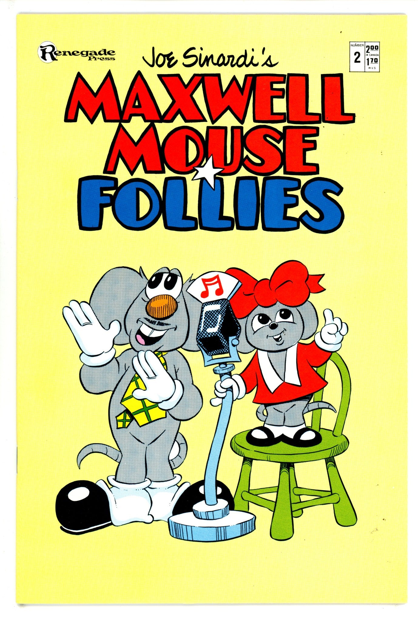 Maxwell Mouse Follies Vol 2 2 (1987)