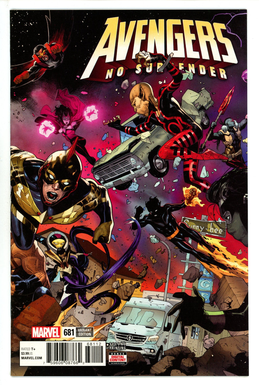 Avengers Vol 7 681 High Grade (2018) 2nd Print 