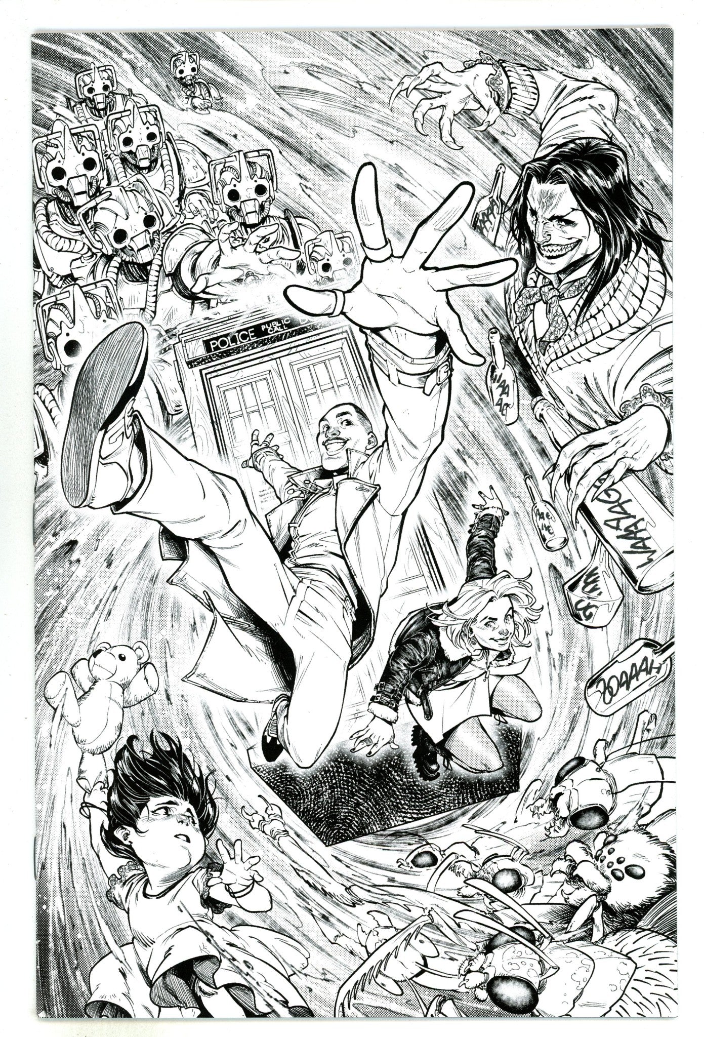 Doctor Who Fifteenth Doctor 4 Andreo B&W Virgin Variant (2024)