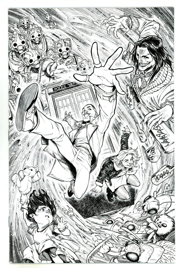 Doctor Who Fifteenth Doctor 4 Andreo B&W Virgin Variant (2024)