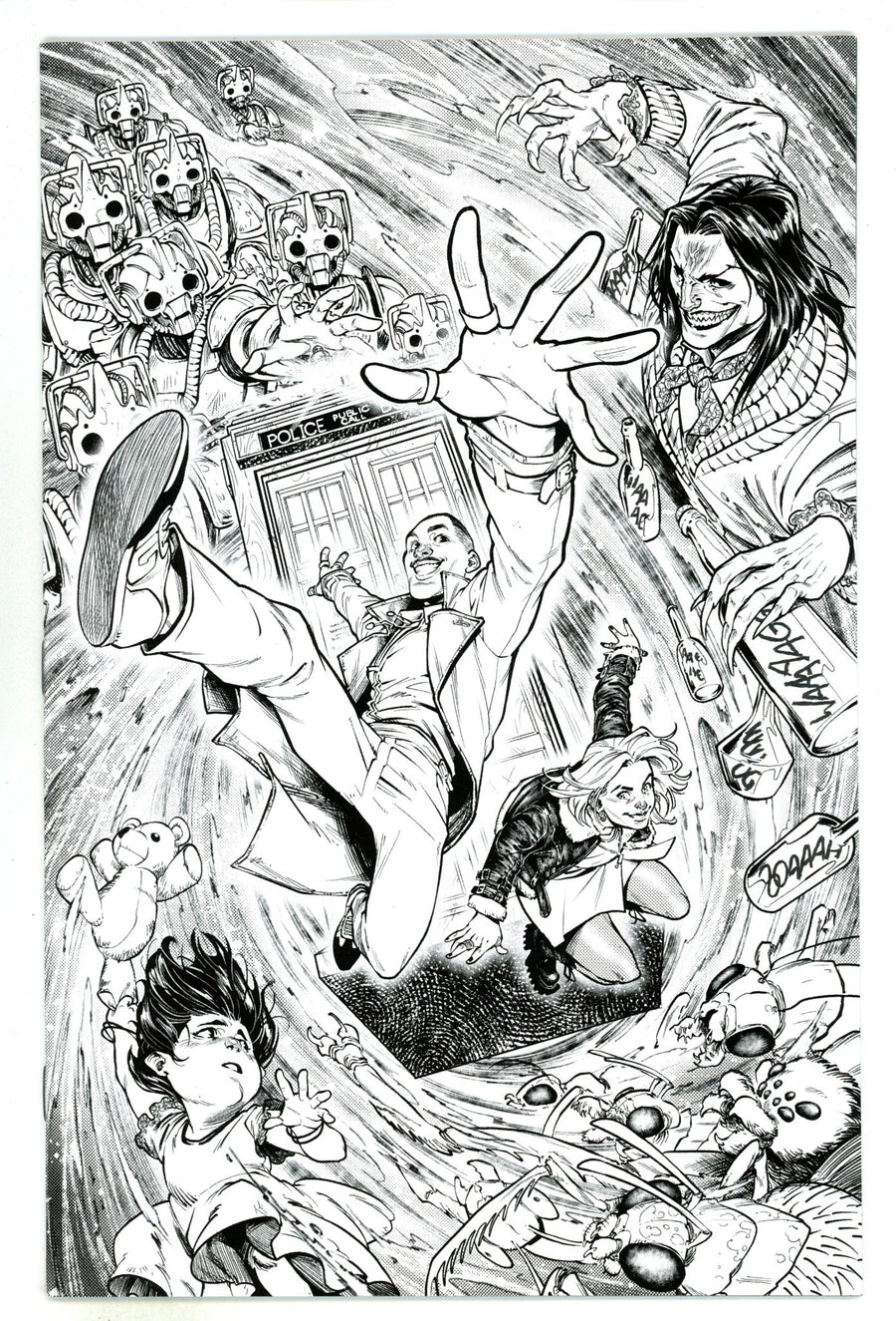 Doctor Who Fifteenth Doctor 4 Andreo B&W Virgin Variant (2024)