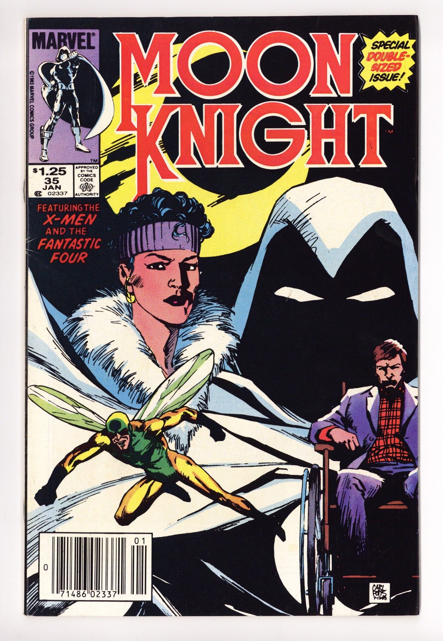 Moon Knight Vol 1 35 Mid Grade (1984) Canadian Price Variant 