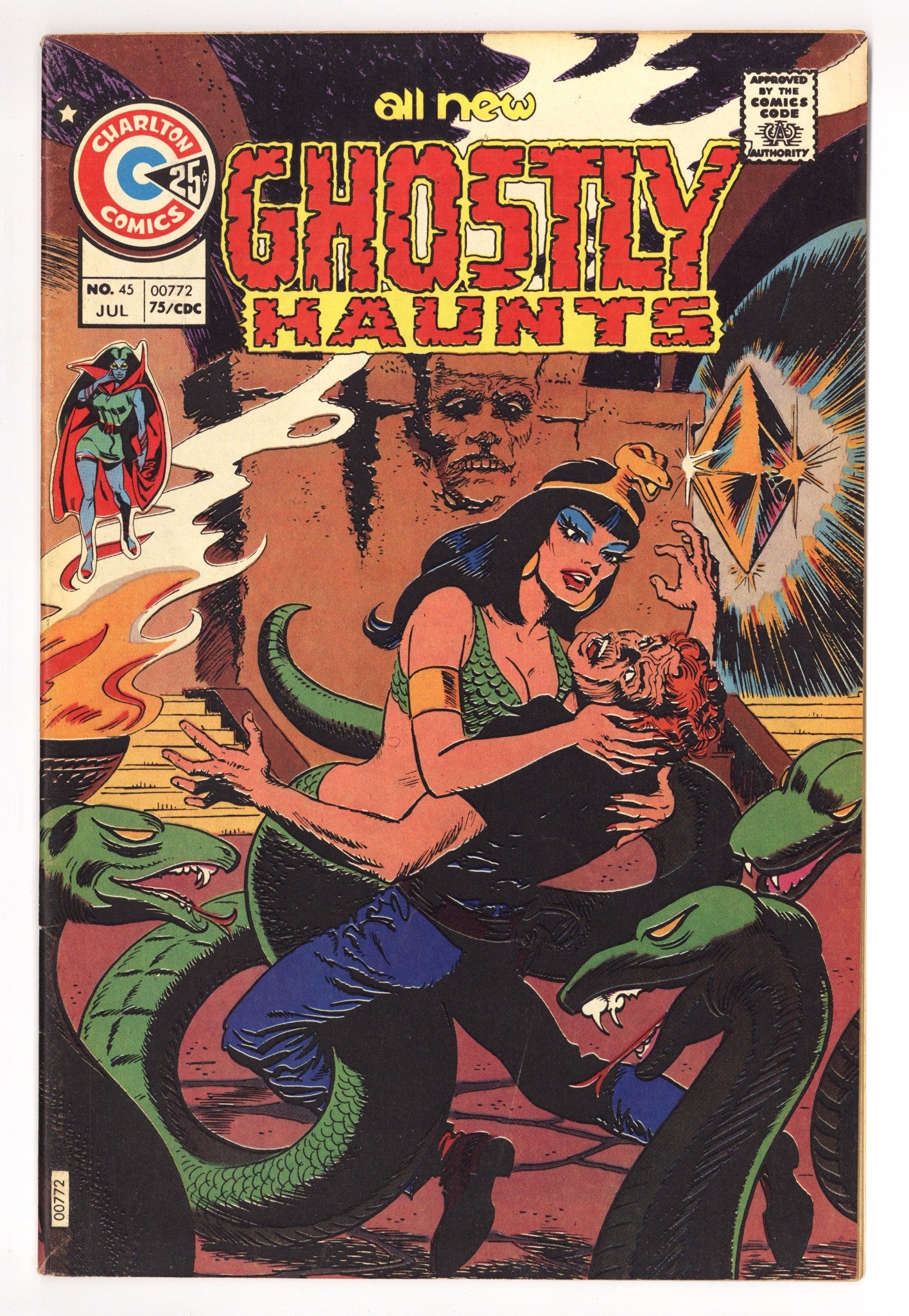 Ghostly Haunts 45 Mid Grade (1975) 