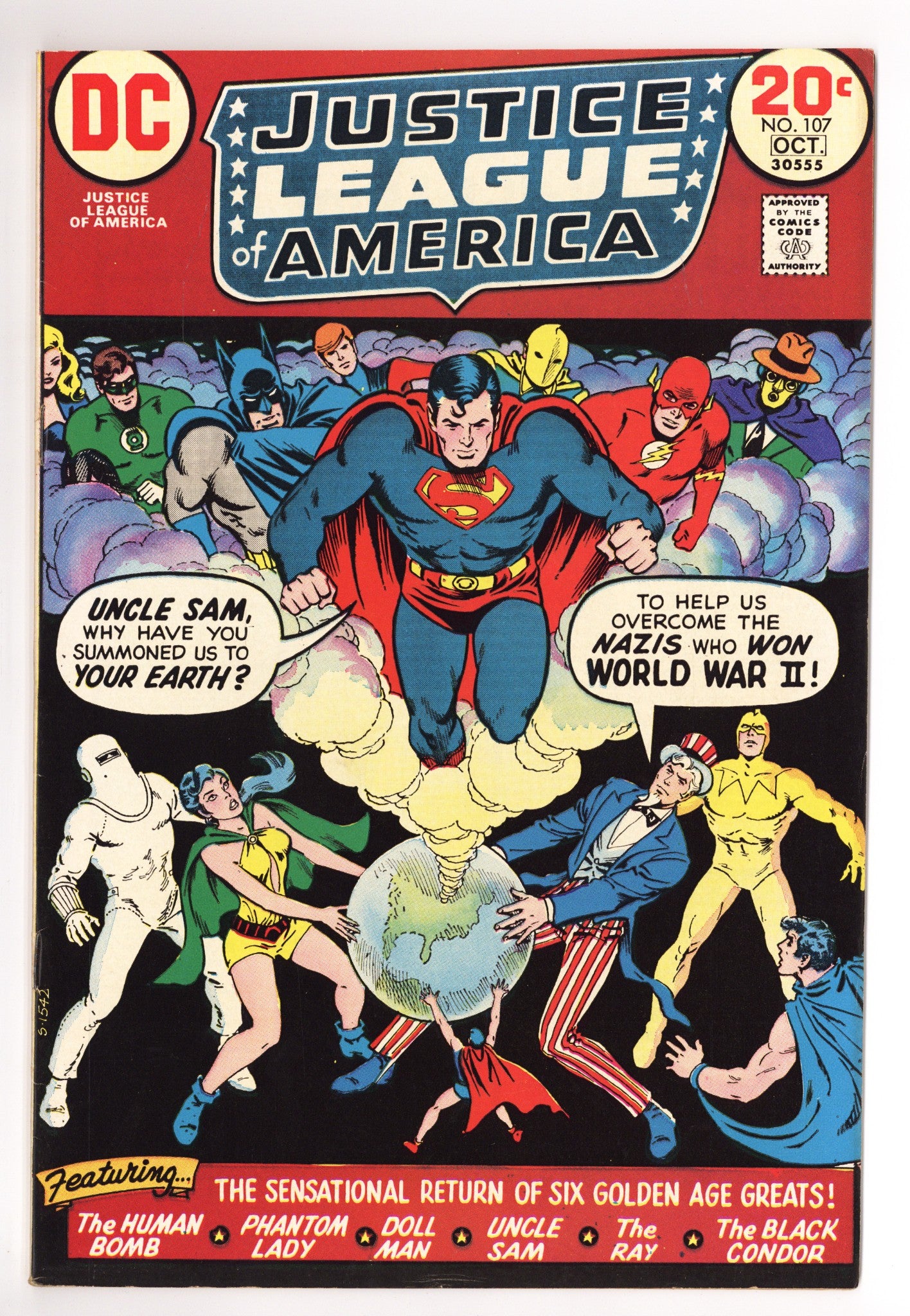 Justice League of America Vol 1 107 VG (4.0) (1973) 