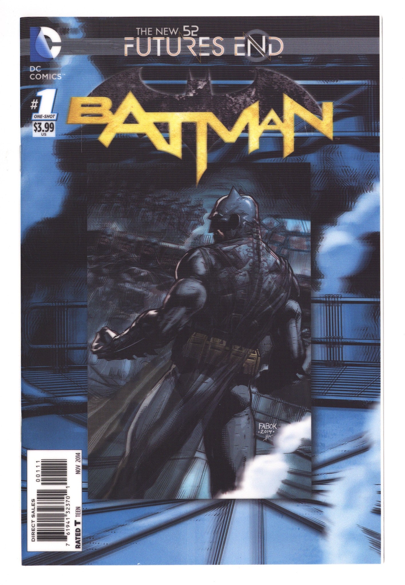 Batman: Futures End 1 High Grade (2014) Motion Variant 