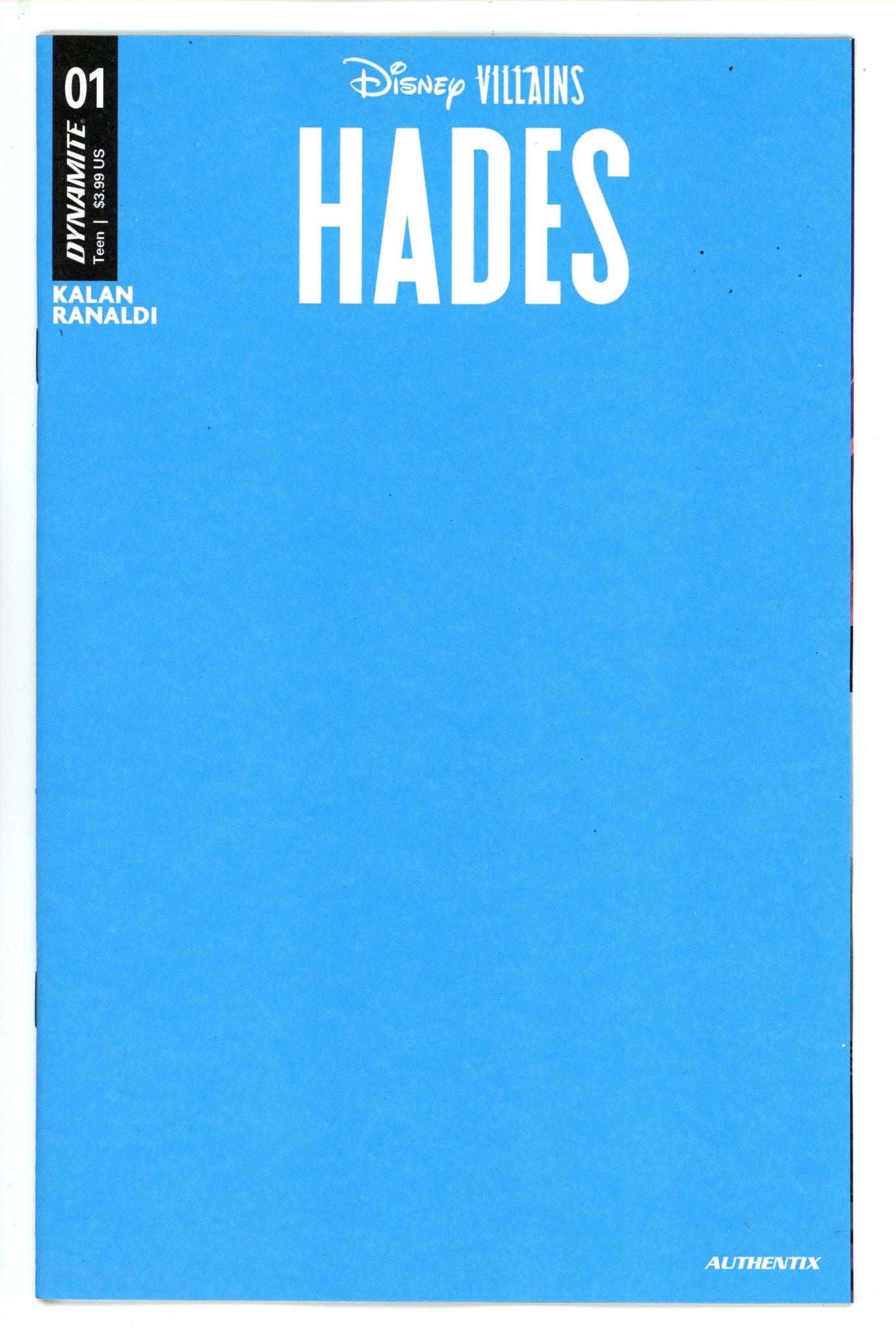 Disney Villains Hades 1 Blank Variant (2023)