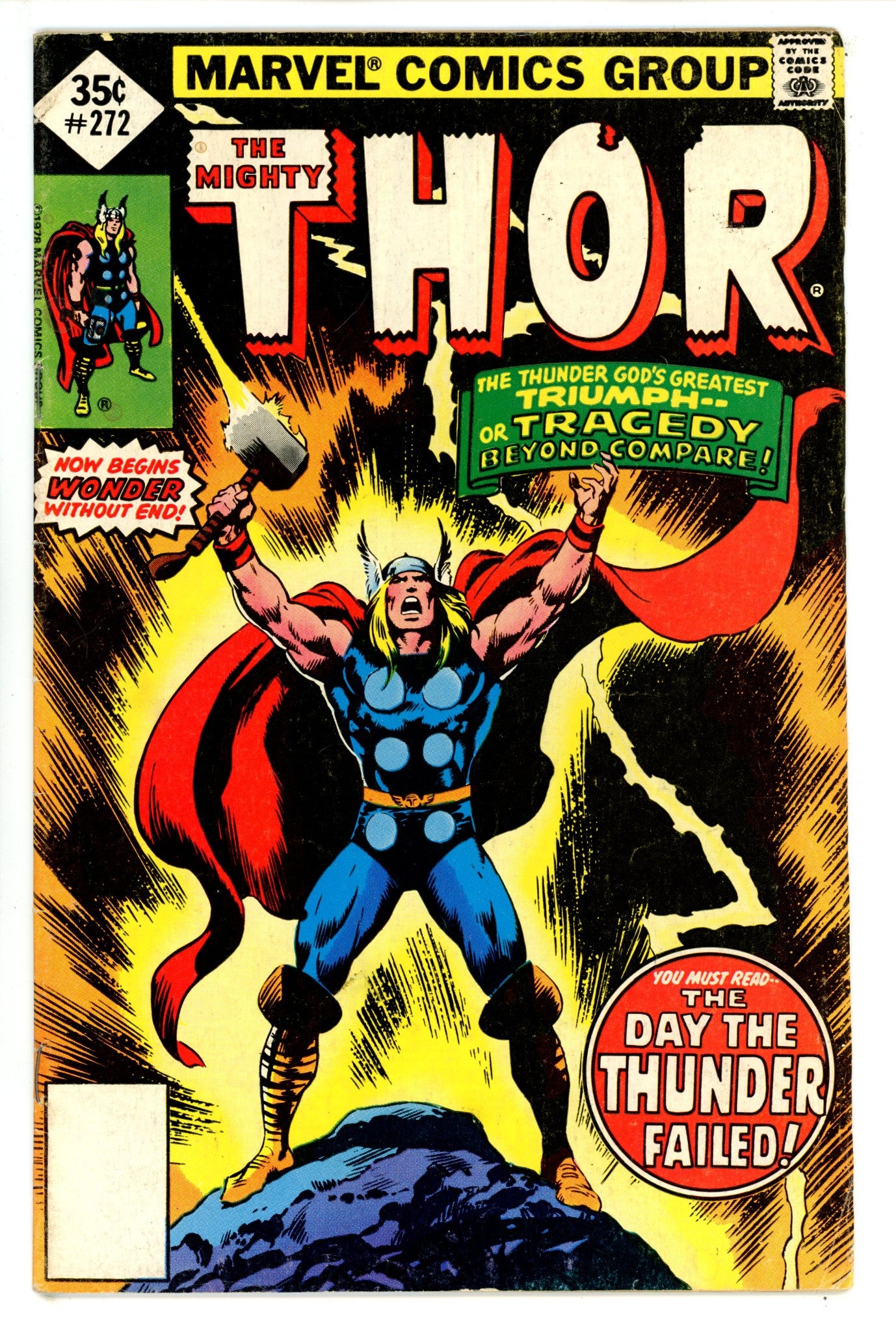 Thor Vol 1 272 Whitman VG+ (1978)