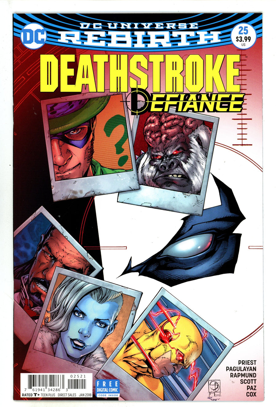 Deathstroke Vol 4 25 High Grade (2018) Davis Variant 