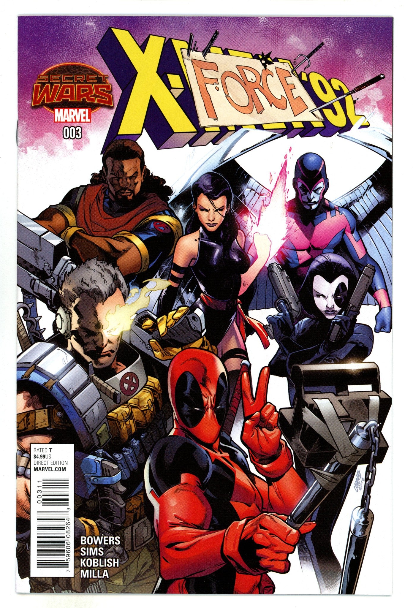X-Men '92 Vol 1 3 High Grade (2015) 