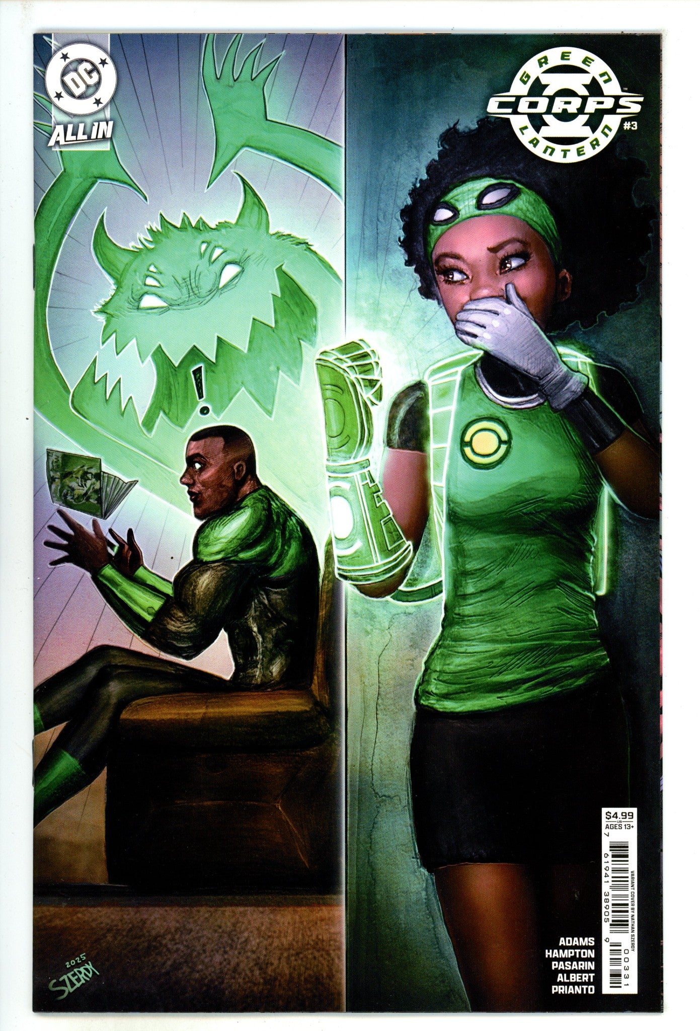 Green Lantern Corps Vol 4 3 Szerdy Variant (2025)
