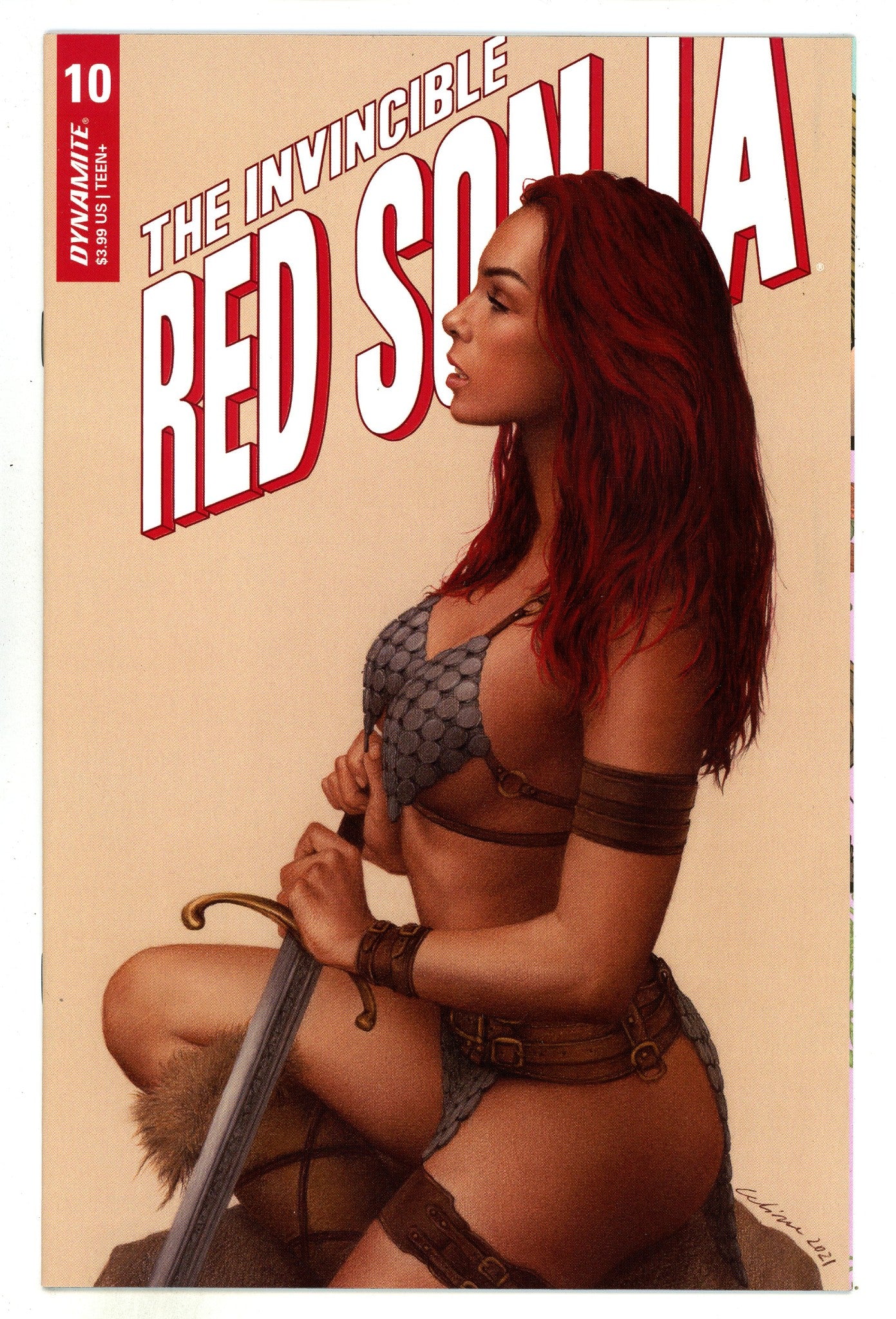 The Invincible Red Sonja 10 High Grade (2022) Celina Variant 