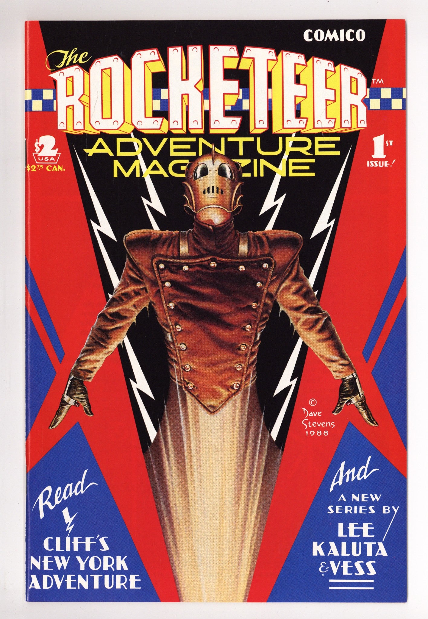 The Rocketeer Adventure Magazine 1 VF+ (8.5) (1988) 