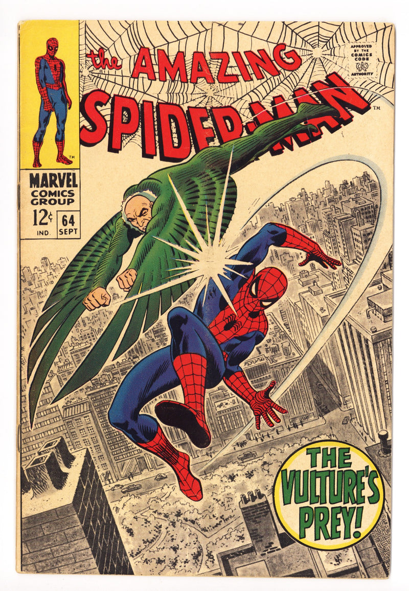 The Amazing Spider-Man Vol 1 64 VG+ (4.5) (1968) 