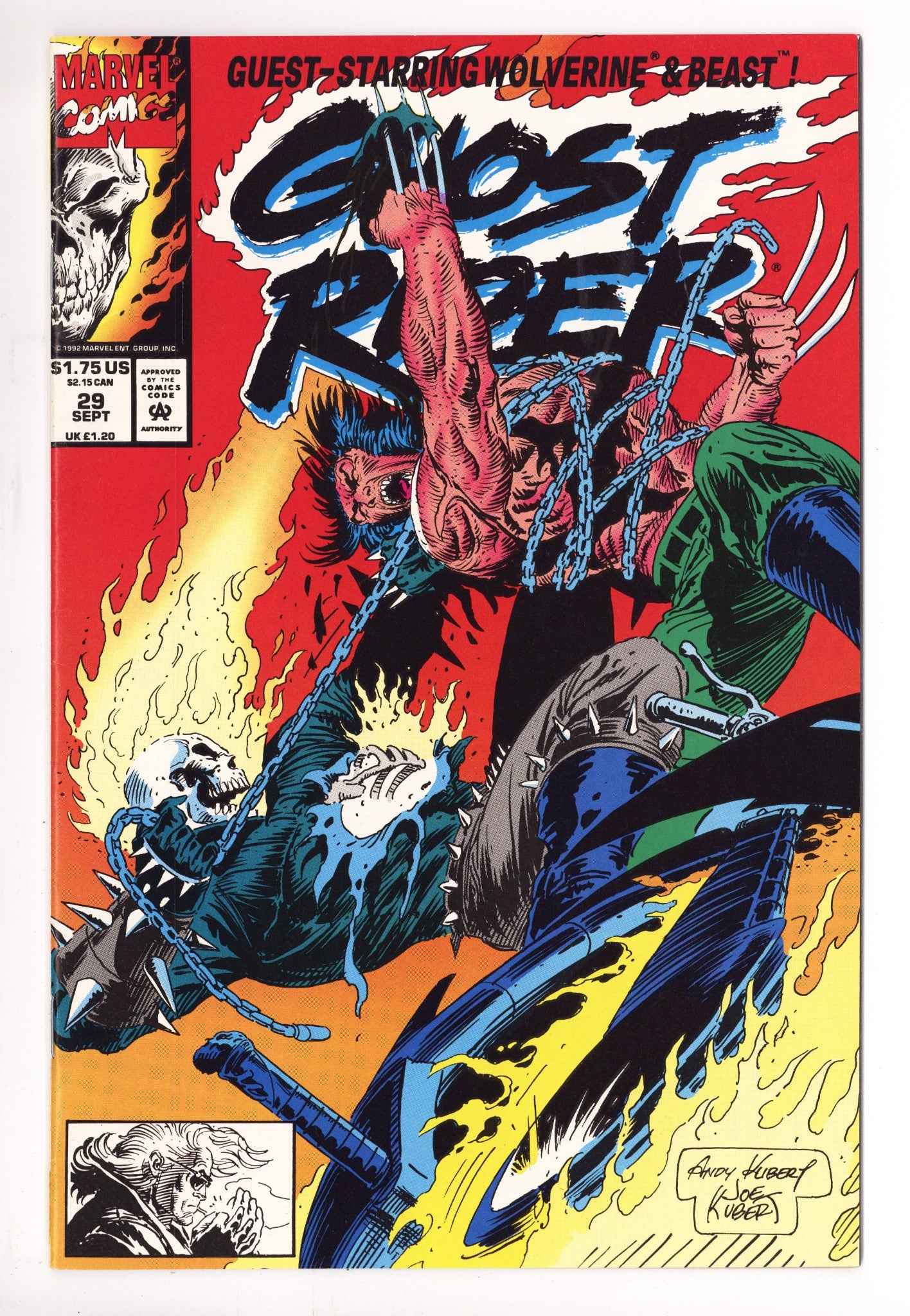 Ghost Rider Vol 2 29 High Grade (1992) 