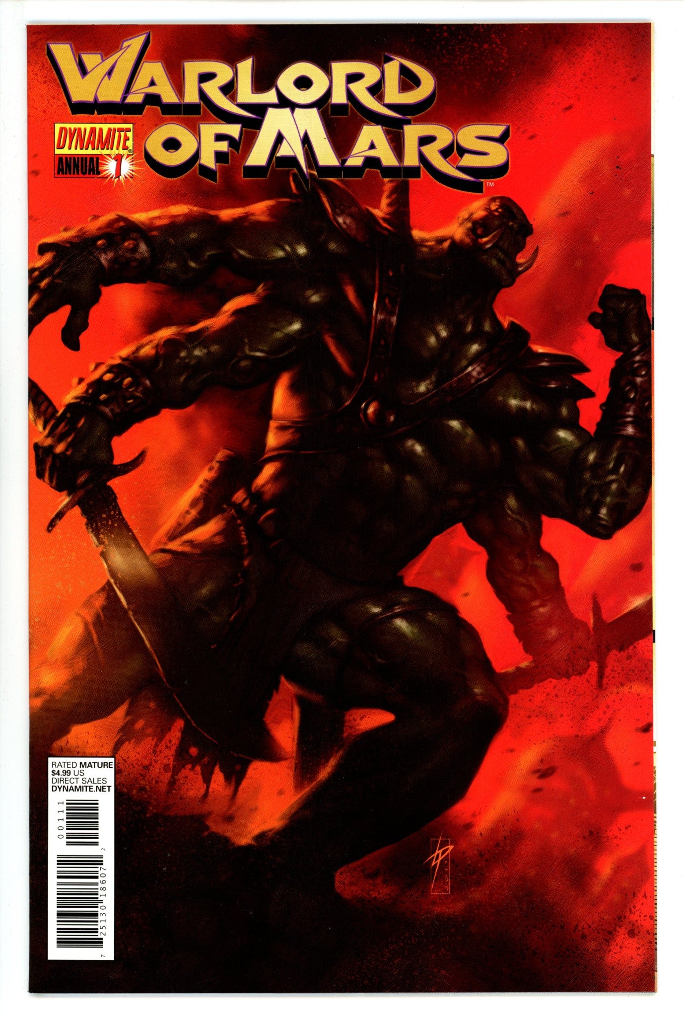 Warlord of Mars: Annual 1 NM (9.4) (2012)