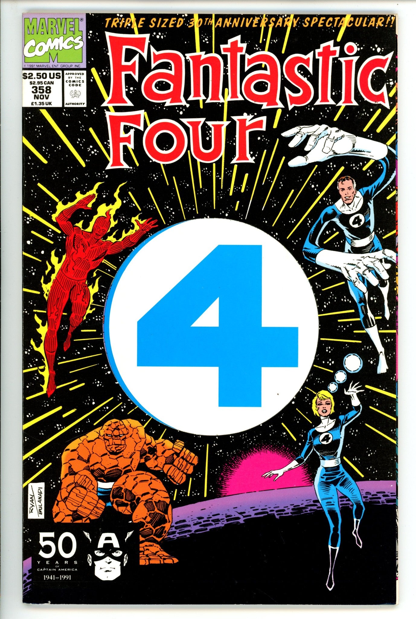 Fantastic Four Vol 1 358 VF (1991)