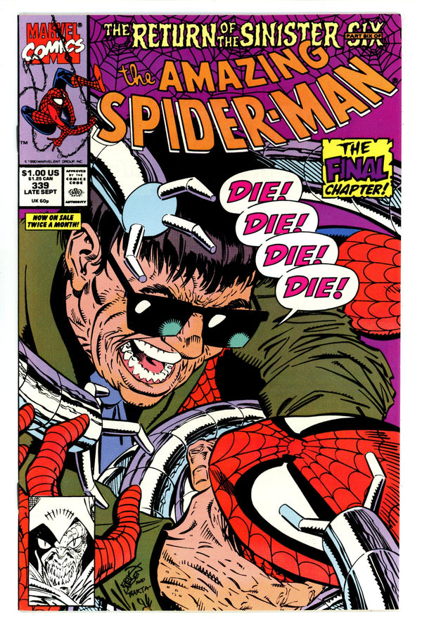 The Amazing Spider-Man Vol 1 339 NM- (9.2) (1990)