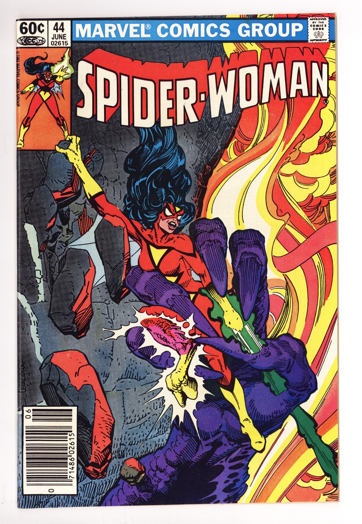 Spider-Woman Vol 1 44 VF+ (8.5) (1982) Newsstand 