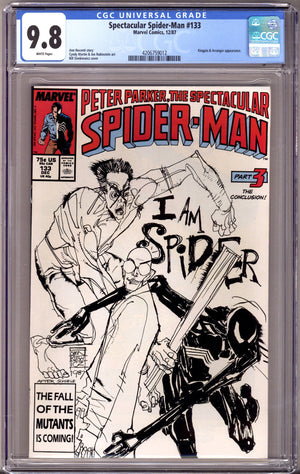 The Spectacular Spider-Man Vol 1 133 CGC 9.8 (NM/M) (1987)