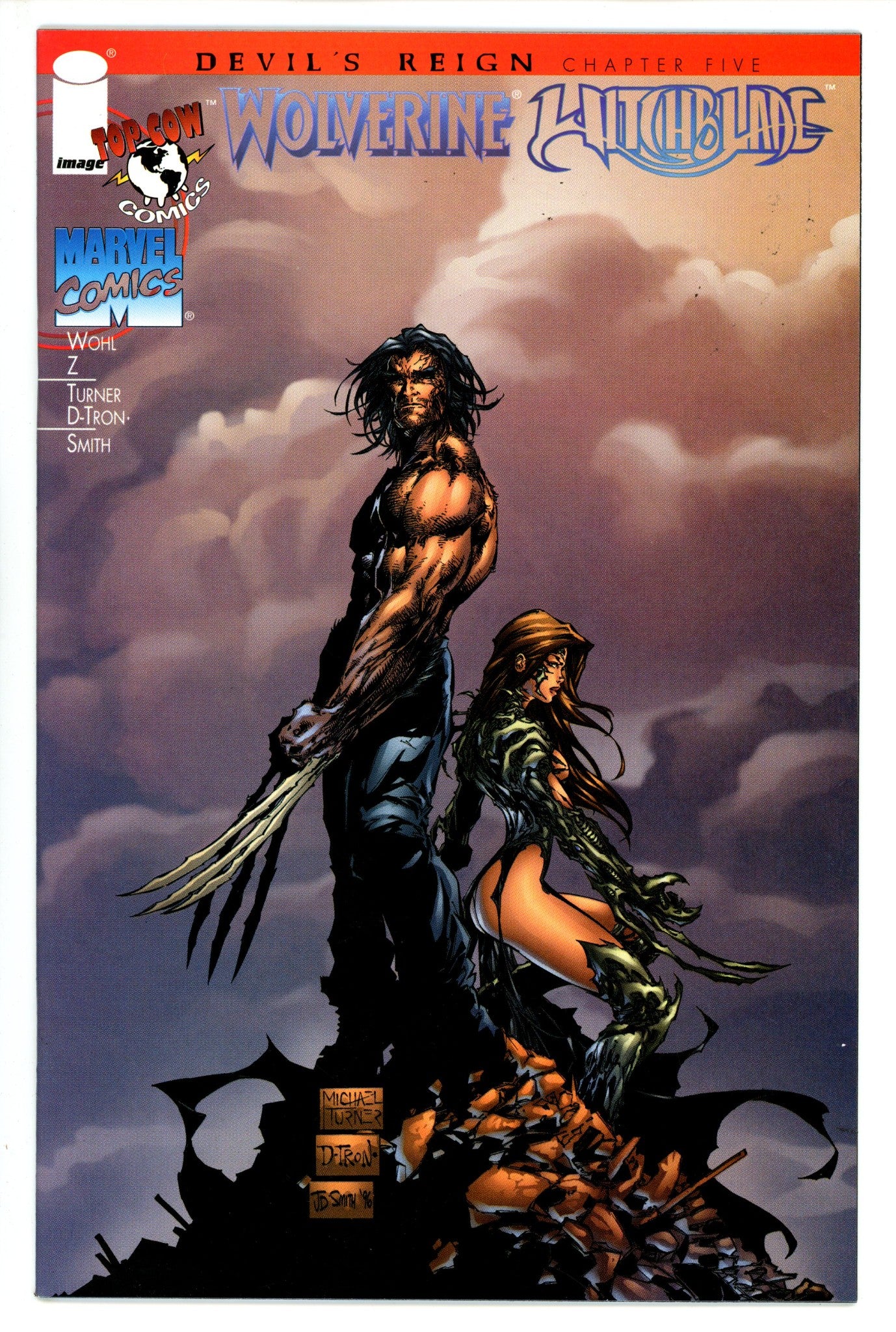 Wolverine / Witchblade 1 Turner Variant (1997)