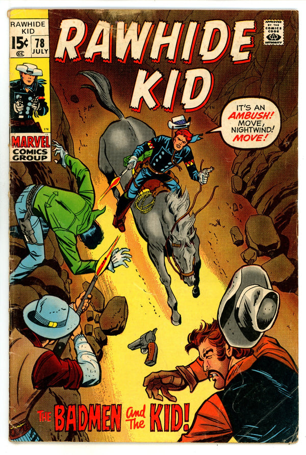 The Rawhide Kid Vol 1 78 VG+ (4.5) (1970)
