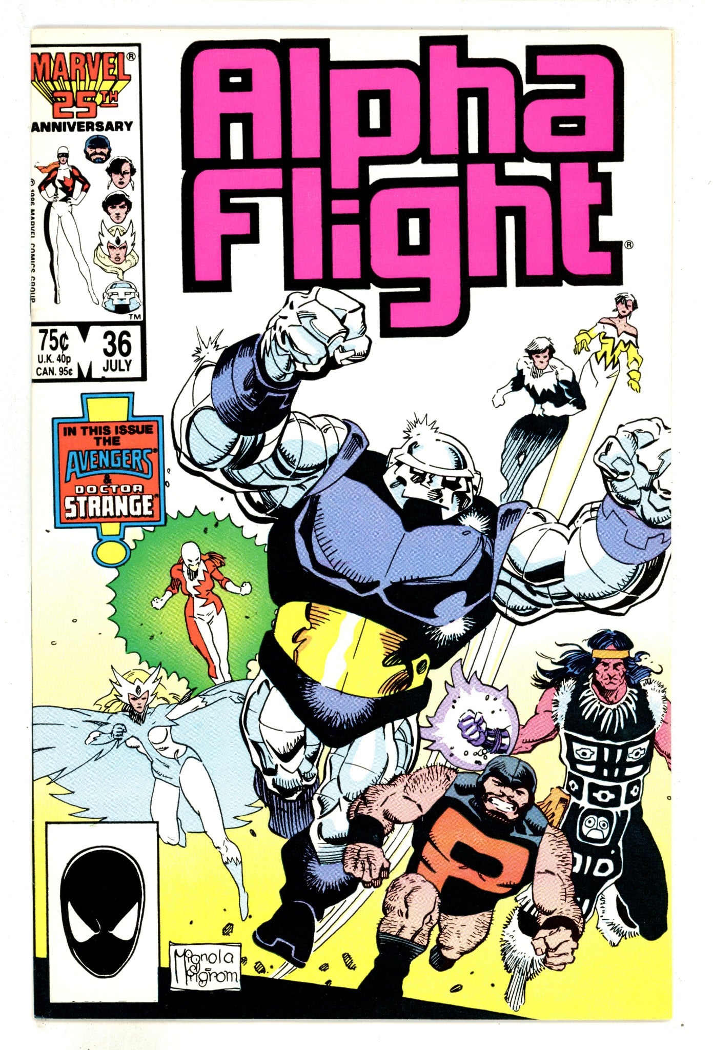 Alpha Flight Vol 1 36 High Grade (1986) 