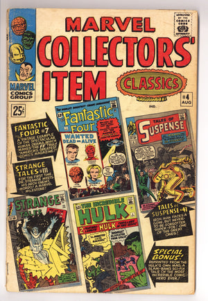 Marvel Collectors' Item Classics 4 Very Low Grade (1966)