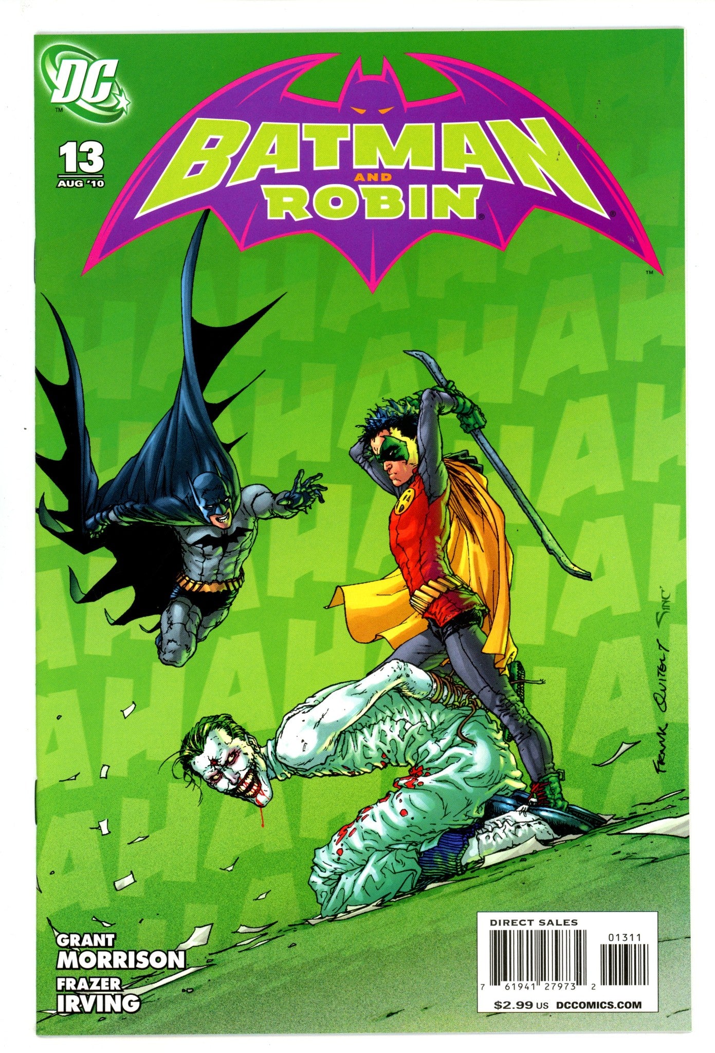 Batman and Robin Vol 1 13 High Grade (2010) 