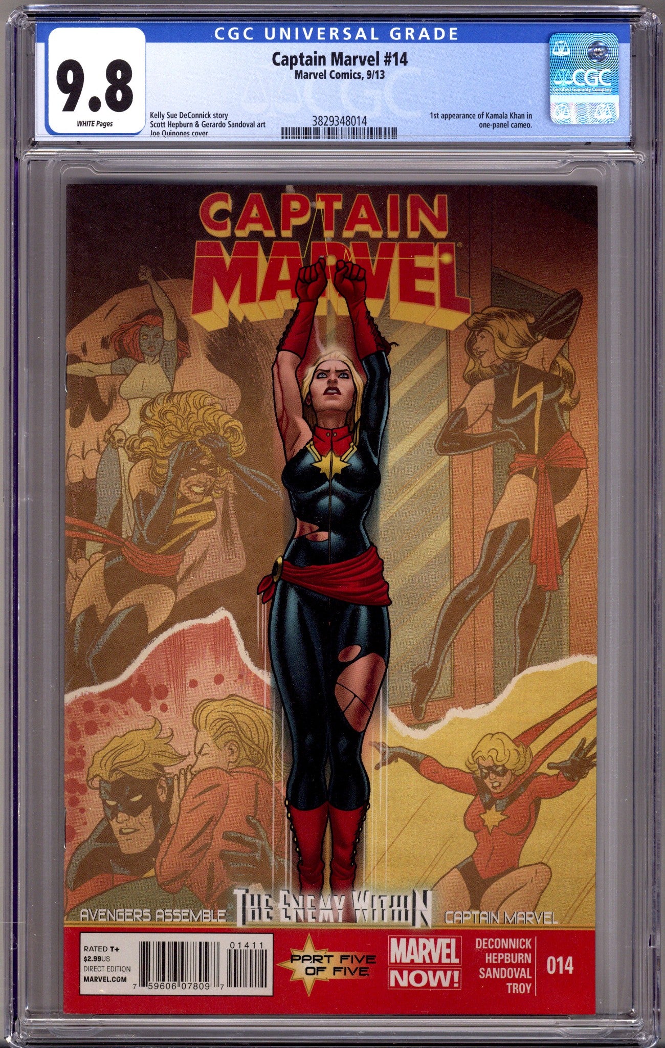 Captain Marvel Vol 8 14 CGC 9.8 (NM/M) (2013) 