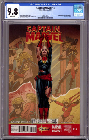 Captain Marvel Vol 8 14 CGC 9.8 (NM/M) (2013)