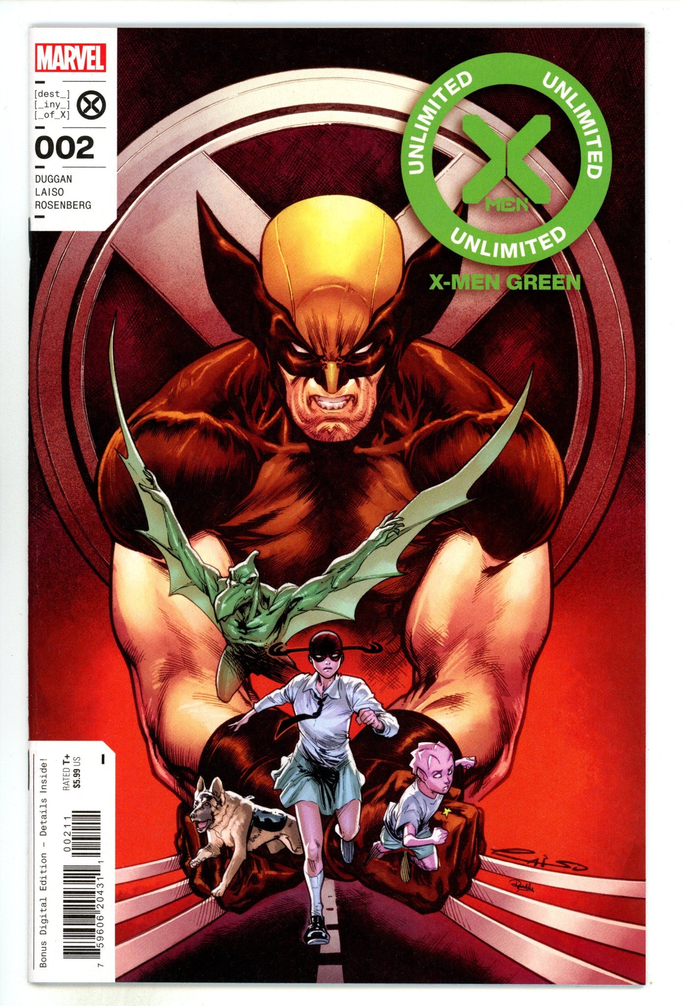 X-Men Unlimited: X-Men Green  2  High Grade  (2022)  