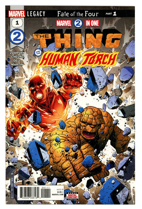 Marvel 2-in-One Vol 3 1 High Grade (2018)