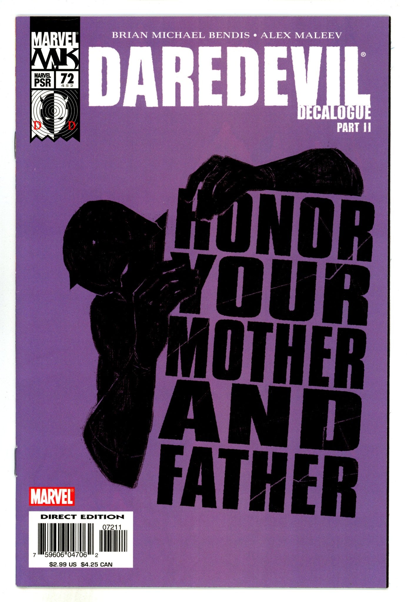 Daredevil Vol 2 72 (452) High Grade (2005) 
