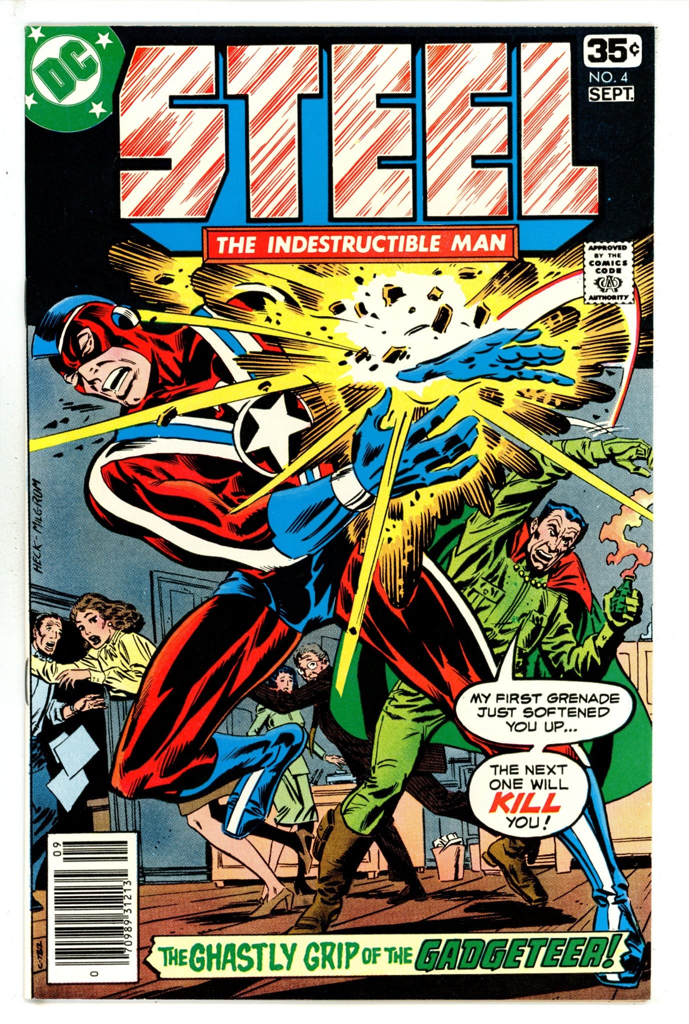 Steel, the Indestructible Man 4 NM- (1978)