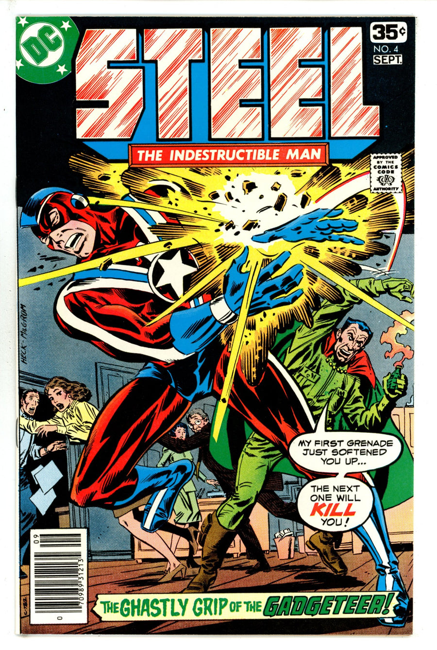 Steel, the Indestructible Man 4 NM- (1978)