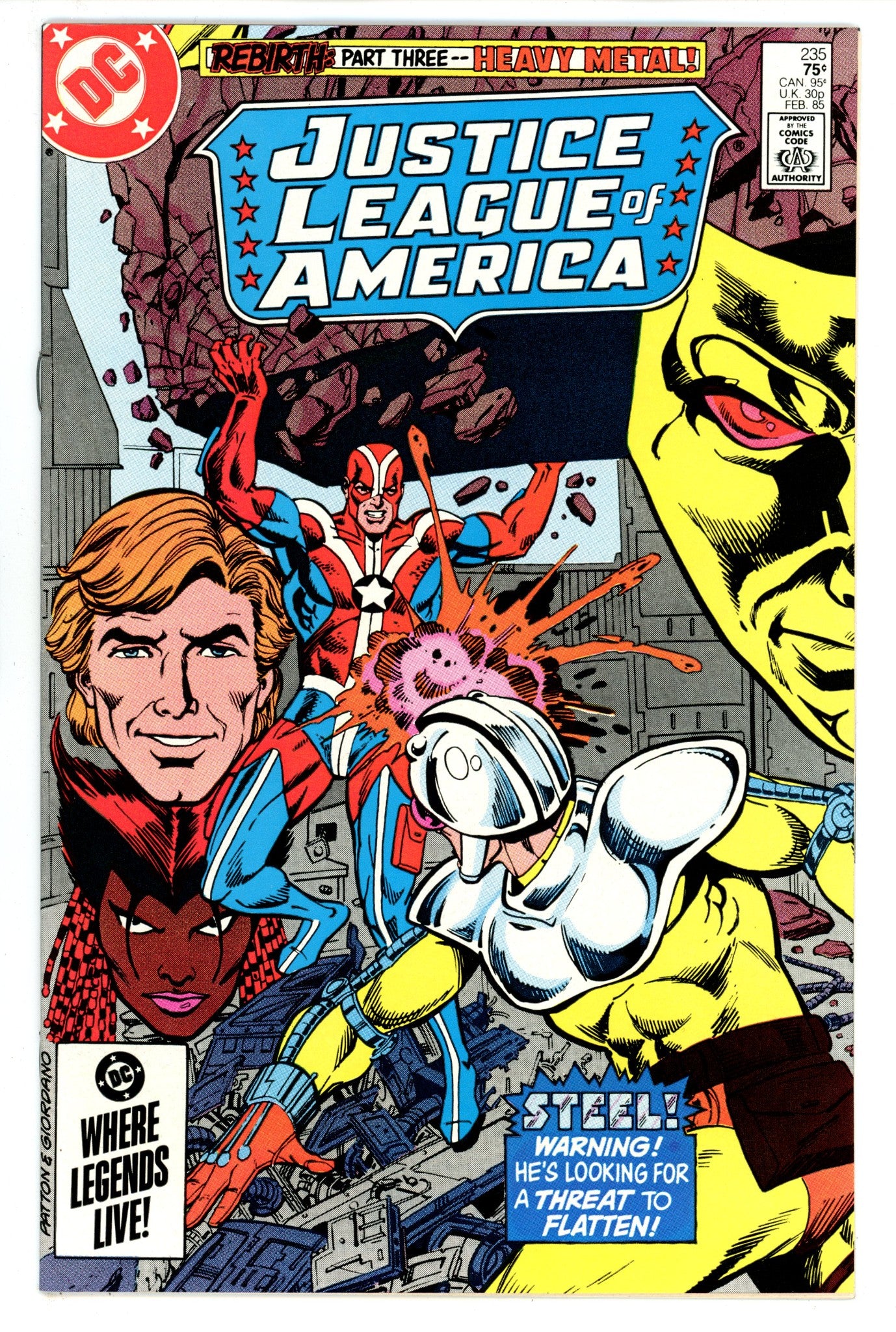 Justice League of America Vol 1 235 High Grade (1985) 
