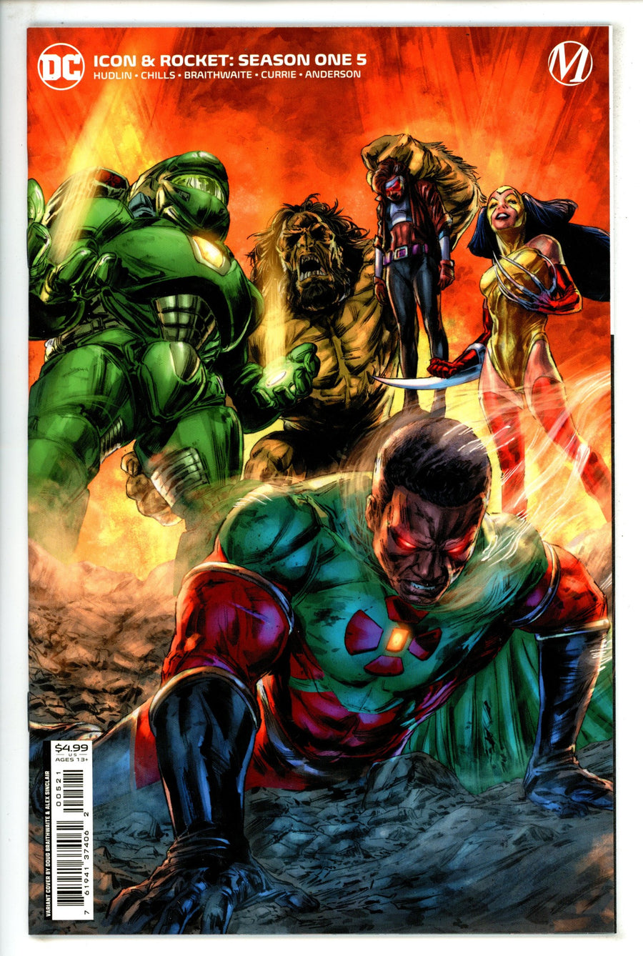 Icon & Rocket: Season One 5 High Grade (2022) Braithwaite Variant 