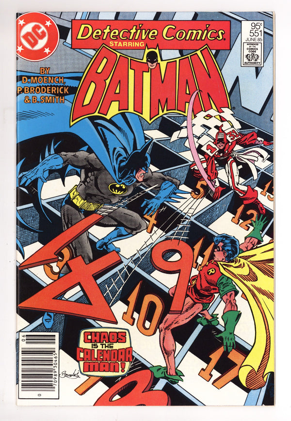 Detective Comics Vol 1 551 NM- (9.2) (1985) Canadian Price Variant