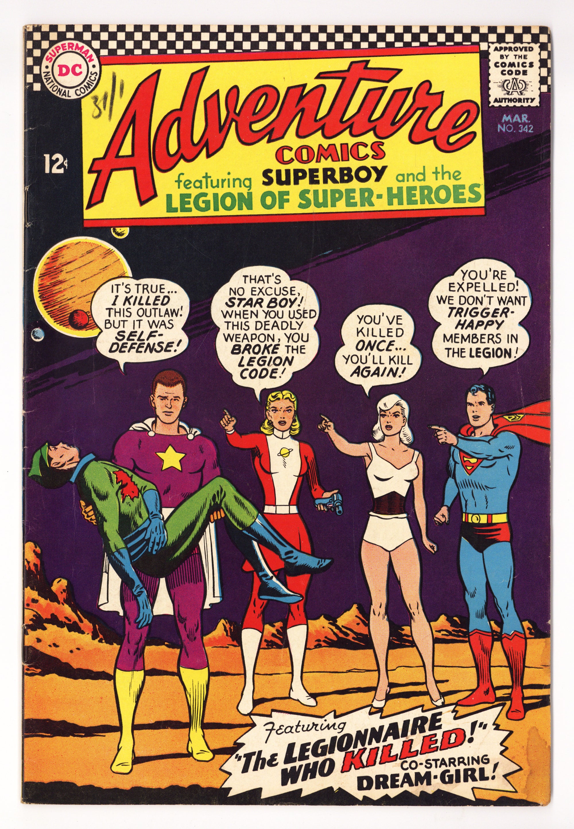Adventure Comics Vol 1 342 VG/FN (5.0) (1966) 