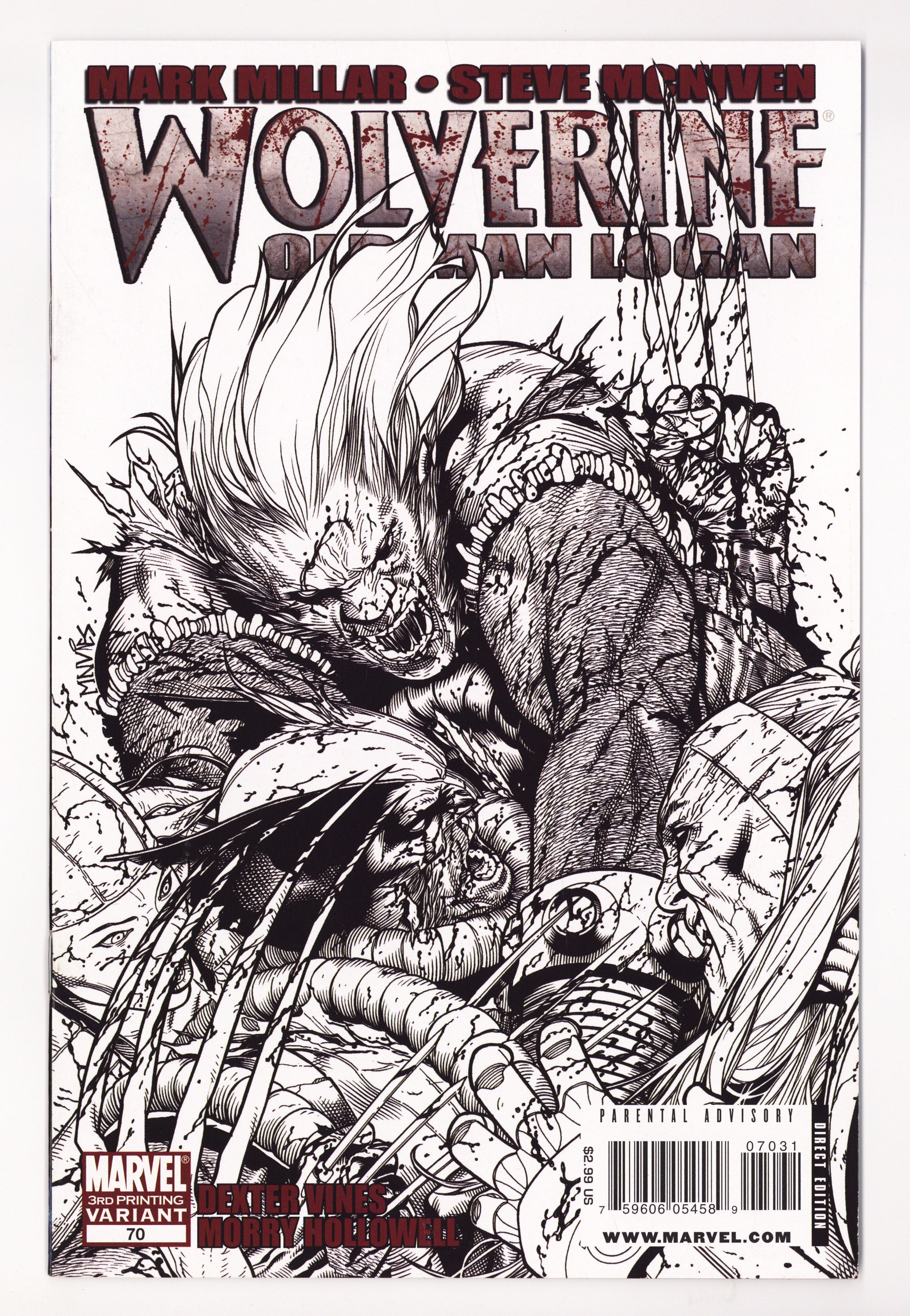 Wolverine Vol 3 70  VF/NM (9.0)   (2009)     3rd Print  