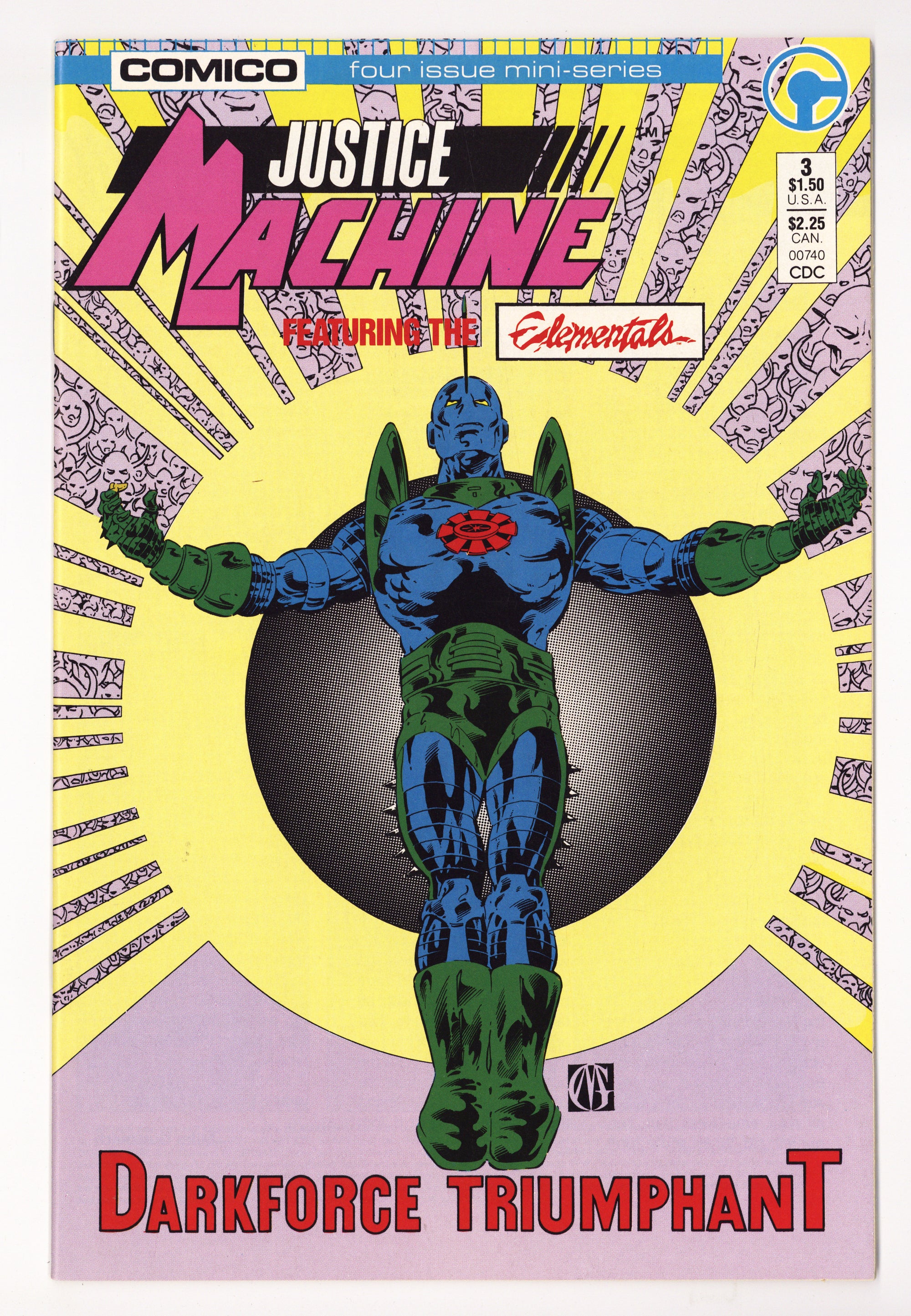 Justice Machine Featuring the Elementals 3 High Grade (1986) 
