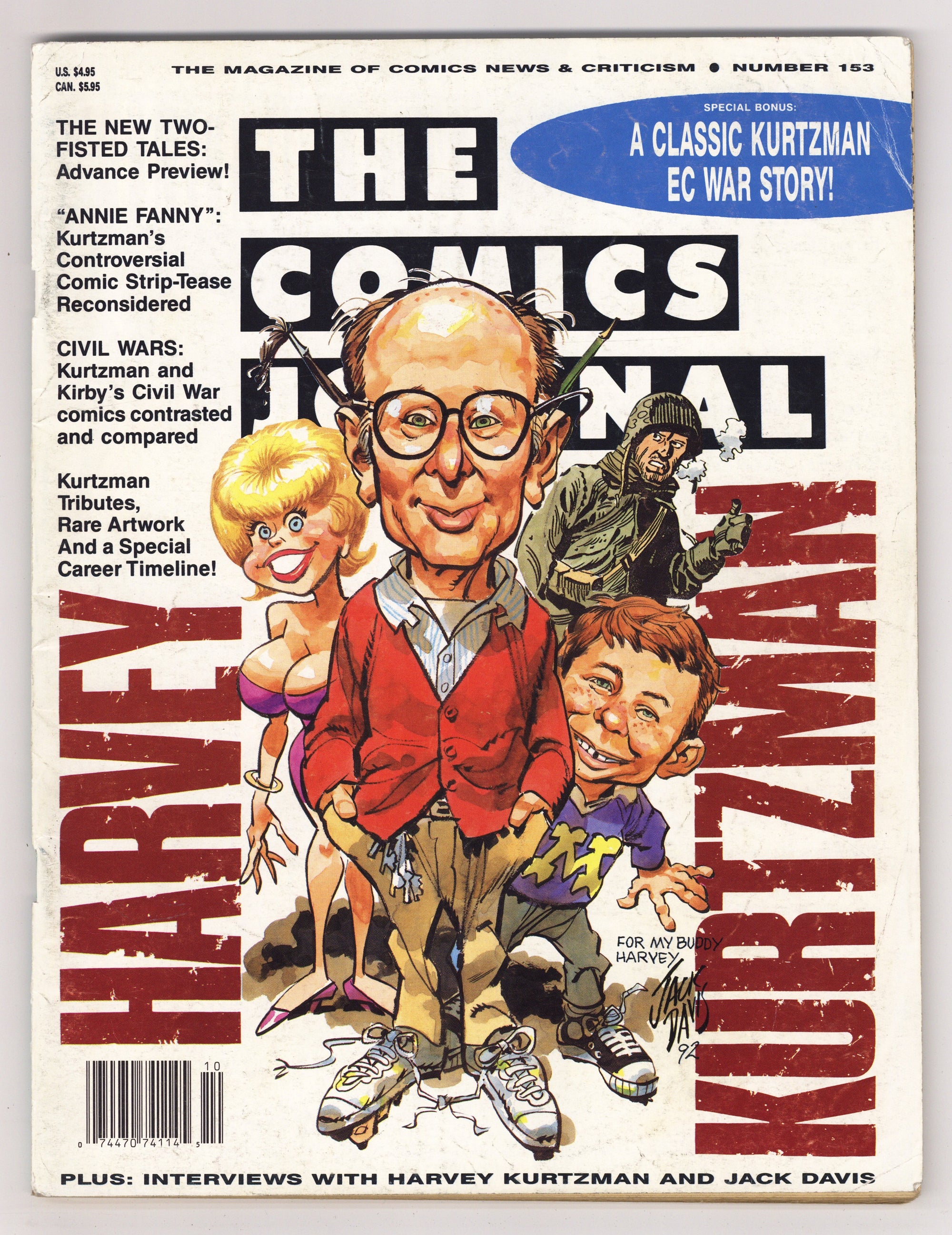 The Comics Journal 153 Low Grade (1992) 