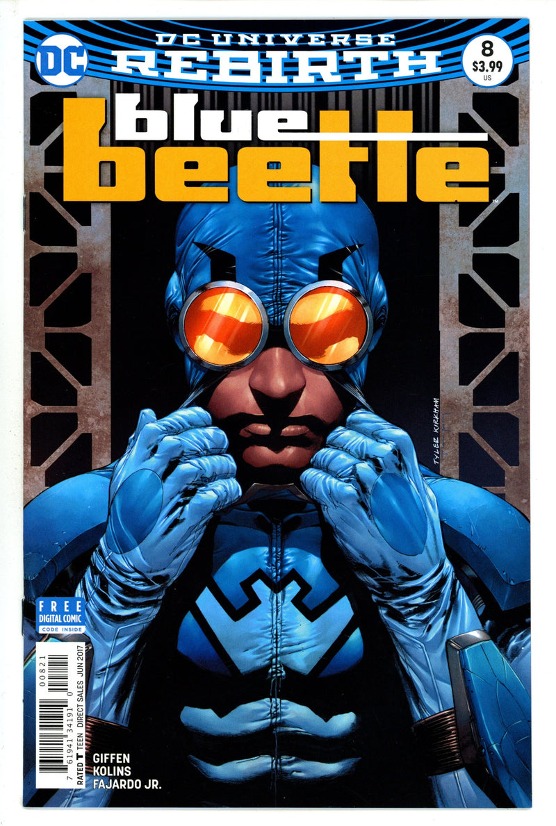 Blue Beetle Vol 10 8 High Grade (2017) Kirkham Variant 