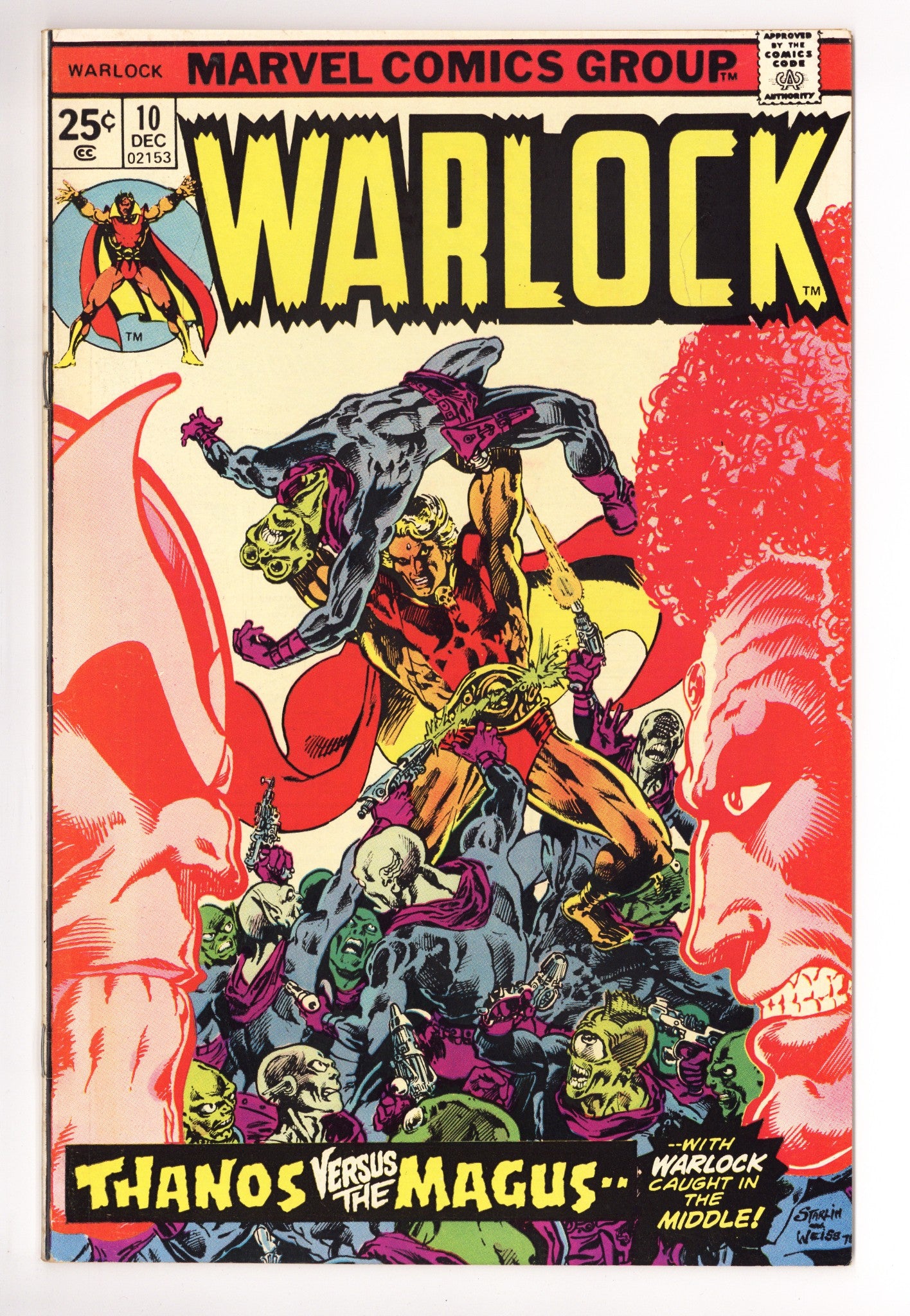 Warlock Vol 1 10 VF- (7.5) (1975) 