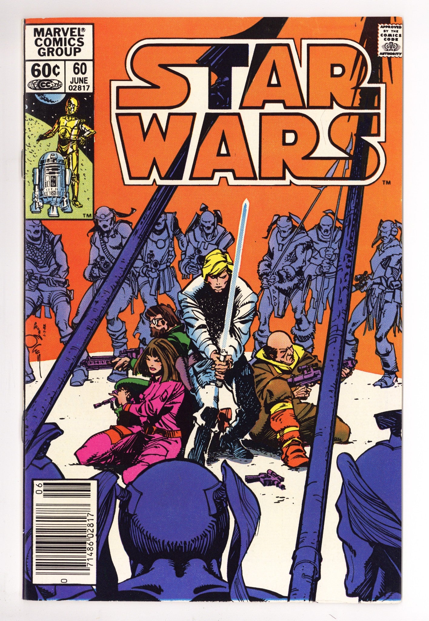 Star Wars Vol 1 60 VF- (7.5) (1982) Newsstand 